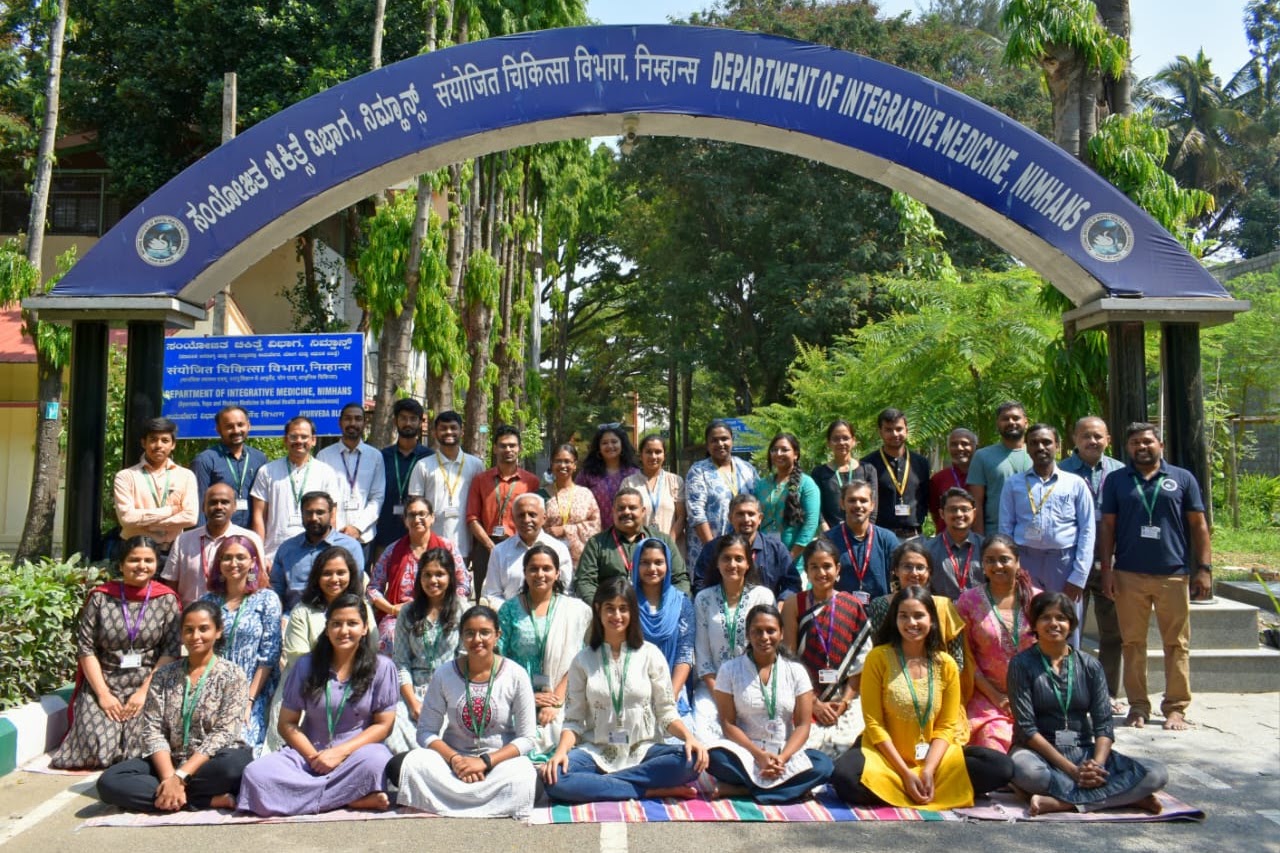 The Department of Integrative Medicine team at NIMHANS, Bengaluru